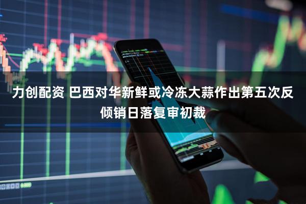 力创配资 巴西对华新鲜或冷冻大蒜作出第五次反倾销日落复审初裁