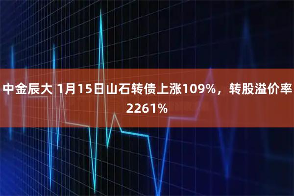 中金辰大 1月15日山石转债上涨109%，转股溢价率2261%